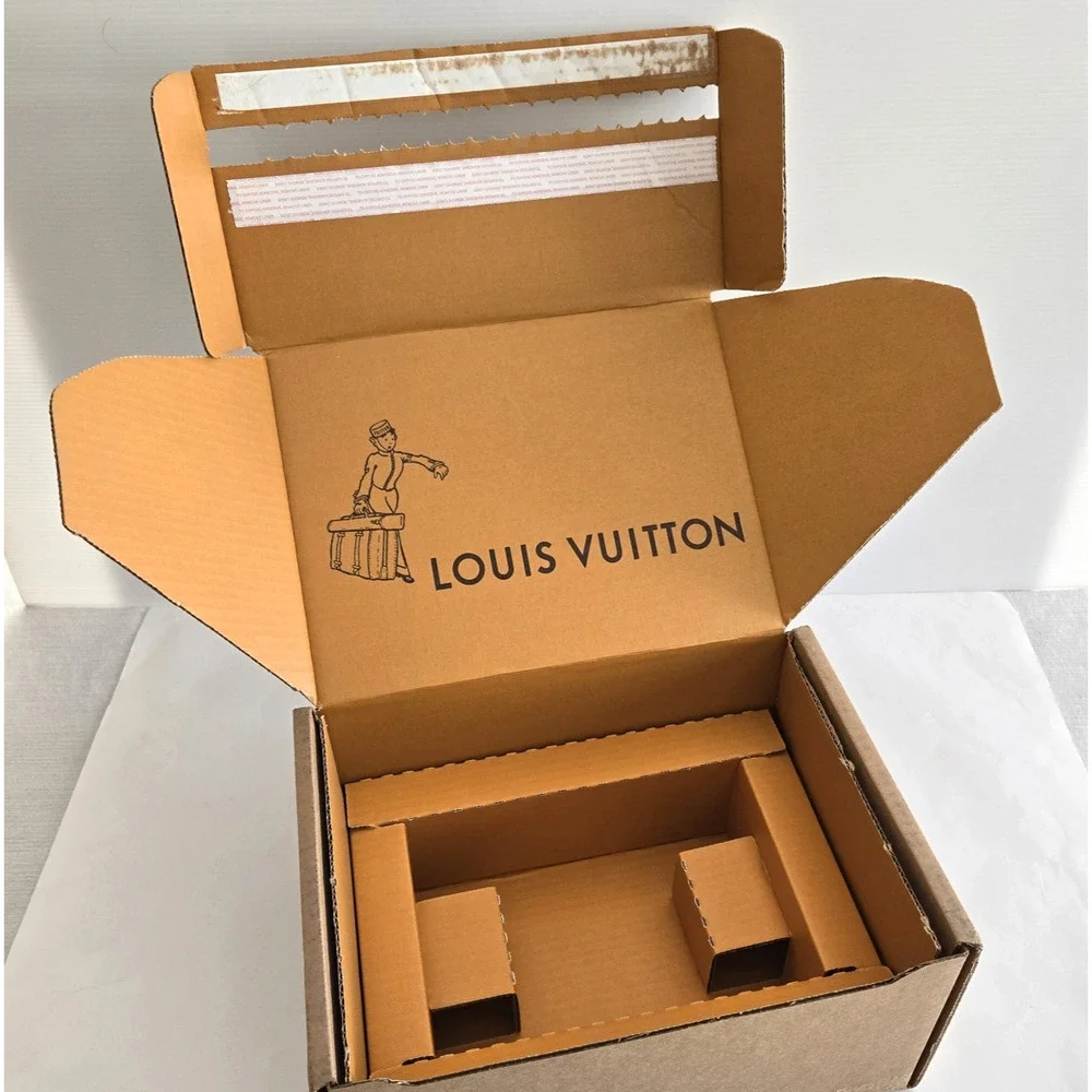 Louis Vuitton Authentic Shipping Box Medium Gift Storage Box Logo Empty 12x9x6